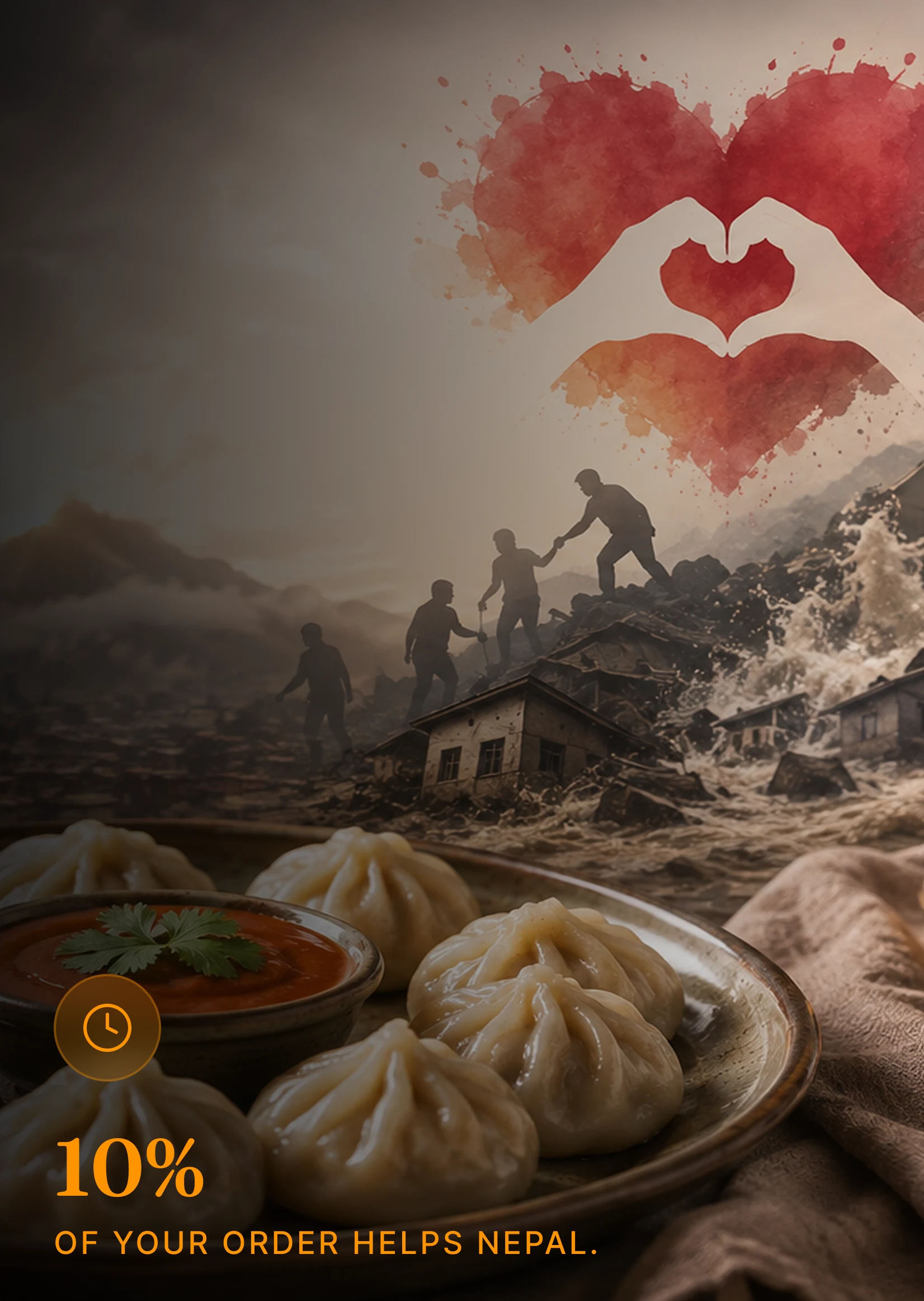 10% of your order helps Nepal flood relief